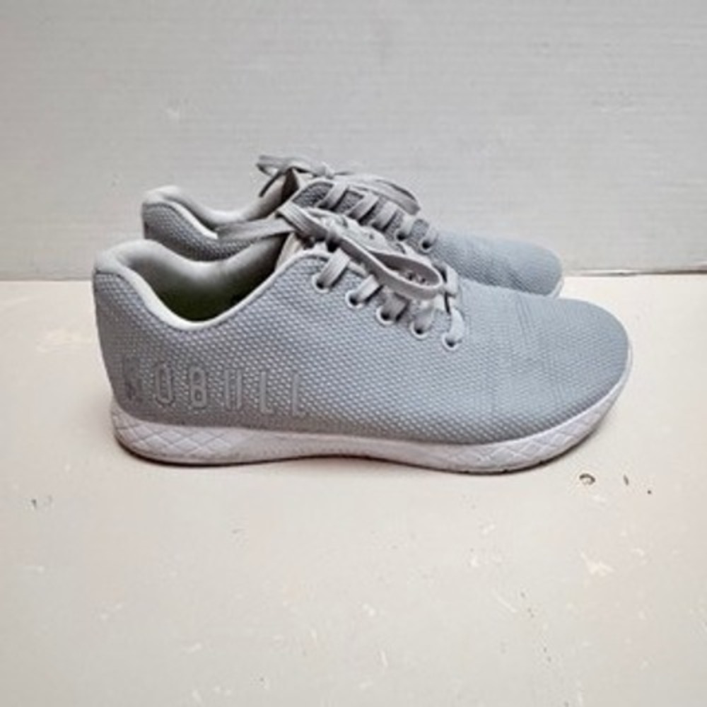 NOBULL SuperFabric Trainer Grey Low Top Training Shoes Mens 7 Womens 8.5 Active